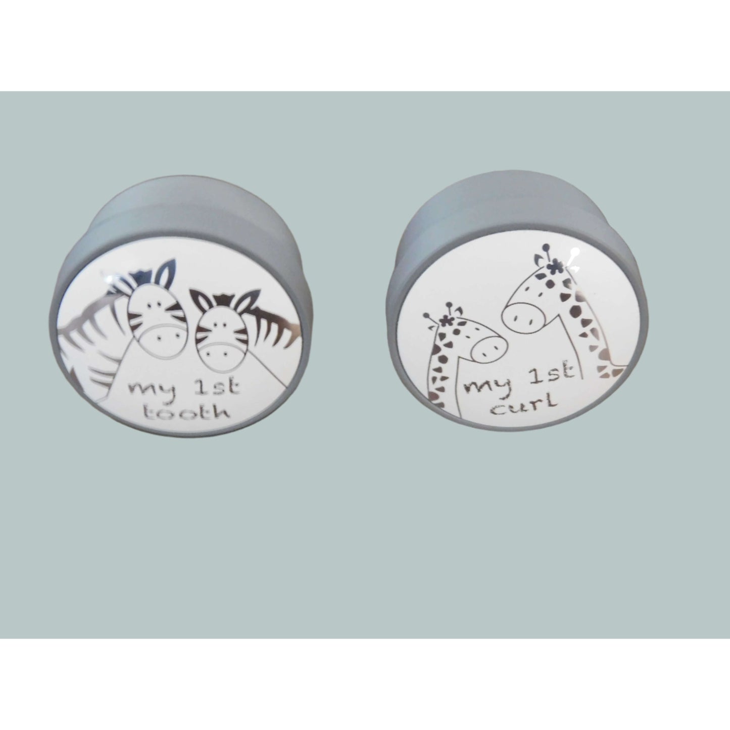 Tooth and Curl boxes with animal design