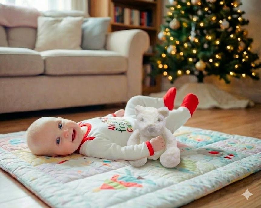 Baby's First Christmas Hamper Keepsake Box Gift