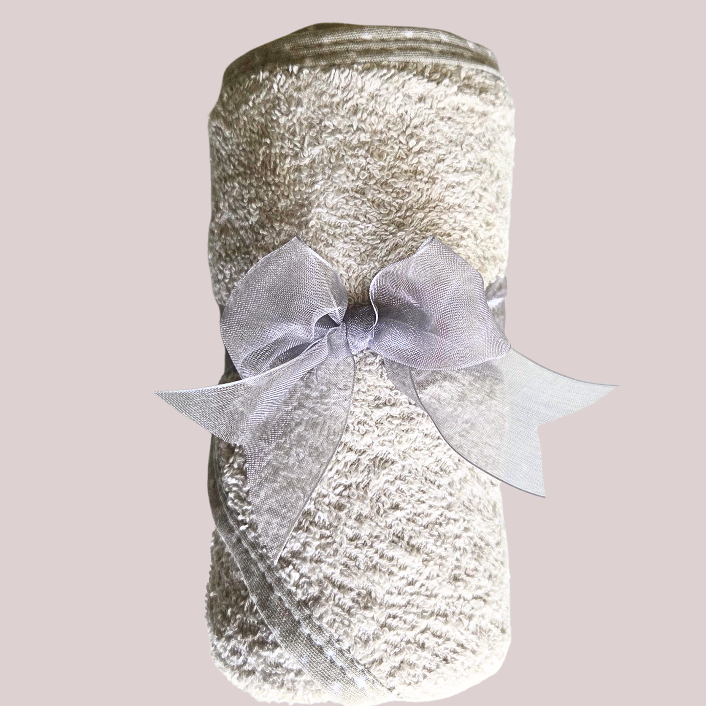 Organic Baby Girl Gift Basket - Natural Wicker Baby Hamper