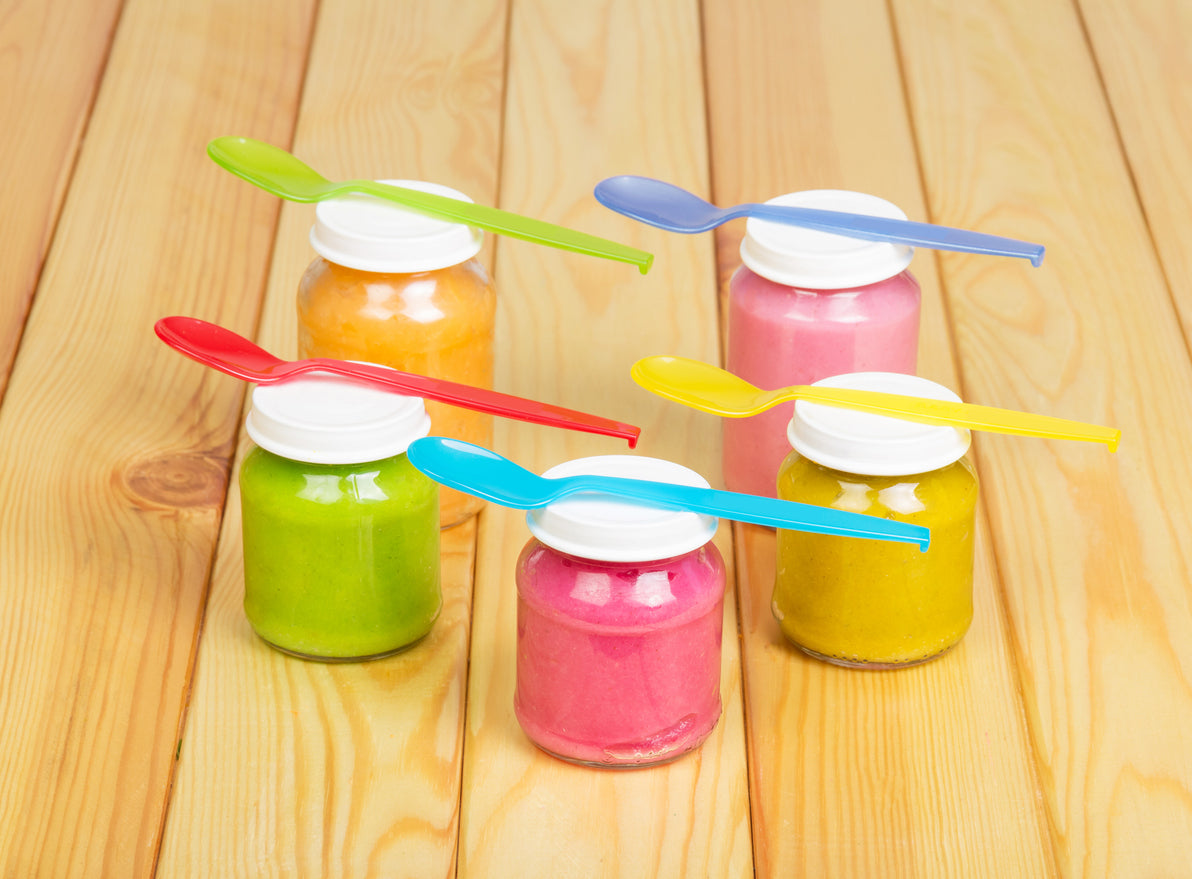 Baby shower Game with a selection of Baby foods to guess